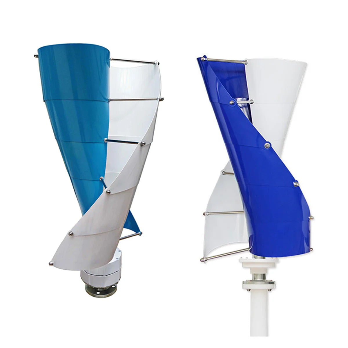 Vertical Spiral 5kw Wind Turbine Turboventilator Residential Wind Turbine Generator With Controller
