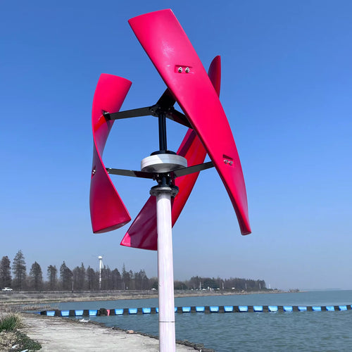 Vertical Axis Wind Turbine  - 2KW Quiet Design for Home, Rooftop & Urban Areas